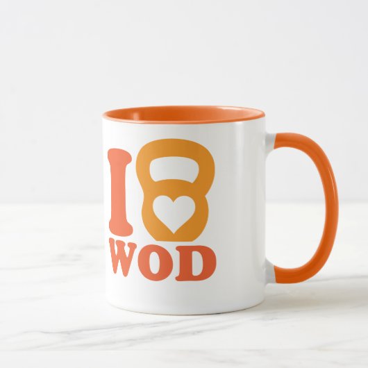 Mug I coeur (amour) WOD - (Droite)