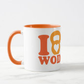 Mug I coeur (amour) WOD - (Gauche)