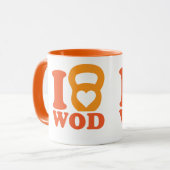 Mug I coeur (amour) WOD - (Devant gauche)