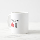 MUG I COEUR AUSTRALIE - AMOUR AUSTRALIE D'I - (Devant gauche)