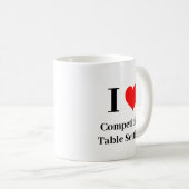 Mug I coeur Concurrence Table Set (Devant droit)