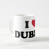 Mug I coeur Dublin Irlande (Devant gauche)