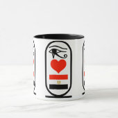 Mug I coeur Egypte (Centre)
