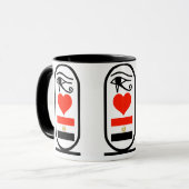Mug I coeur Egypte (Devant gauche)