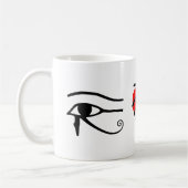 Mug I coeur (enserré avec un serpent) Thelema (Gauche)