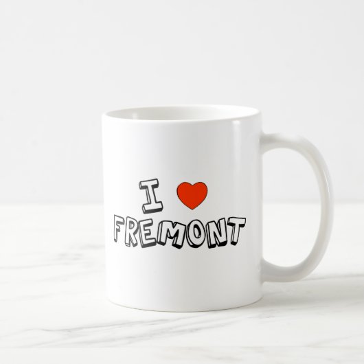 Mug I coeur Fremont (Droite)