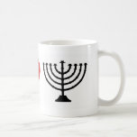 MUG I COEUR HANOUKKA<br><div class="desc">"Je de la série de coeur".</div>