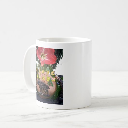 Mug I (Coeur) Kenya Buffalo Patch/Print (Devant gauche)