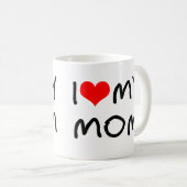 Mug I coeur ma maman (Devant droit)