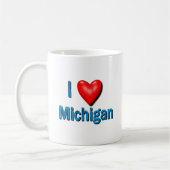 Mug I coeur Michigan (Gauche)