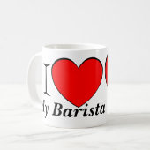 Mug I coeur mon barman (Devant gauche)