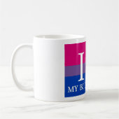 Mug I coeur mon dérivé de Bi (Gauche)