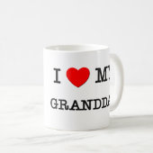 Mug I coeur mon GRAND-PAPA (Devant droit)