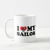 Mug I (Coeur) Mon marin (Gauche)