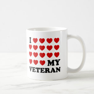 Mug I (coeur) mon vétéran