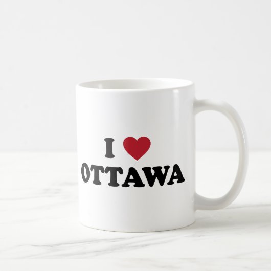 Mug I coeur Ottawa Canada (Droite)