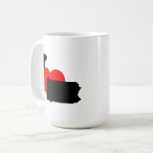 Mug I coeur Pennsylvanie (Devant gauche)