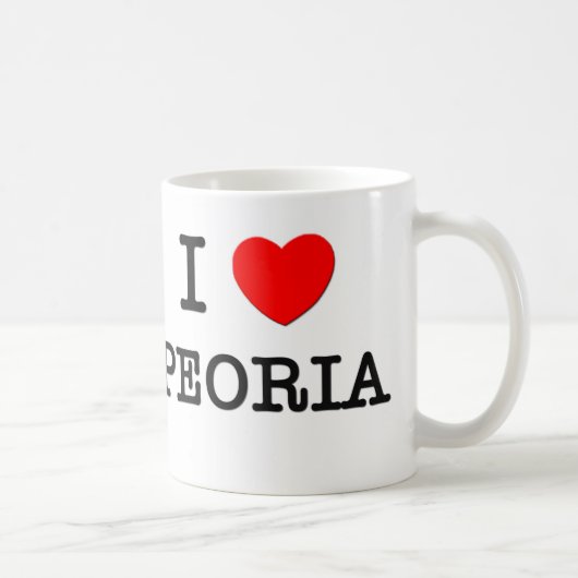 Mug I coeur PEORIA (Droite)