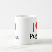 Mug I coeur Puggles (Centre)