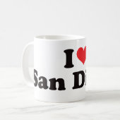 Mug I coeur San Diego (Devant gauche)