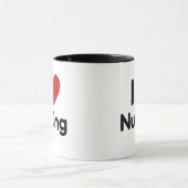 Mug I coeur Soins infirmiers (Centre)
