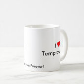 Mug I (coeur) Temptown (Devant droit)
