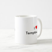 Mug I (coeur) Temptown (Devant droit)