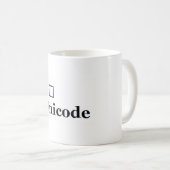 Mug I (coeur) Unicode (Devant droit)