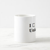 Mug I (coeur) Unicode (version latérale) (Centre)
