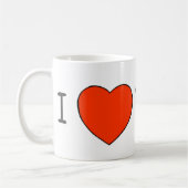 Mug I coeur WeHo (Gauche)
