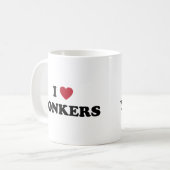 Mug I coeur Yonkers New York (Devant gauche)