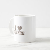 Mug I ♥ Coffee Bean Art (Devant gauche)