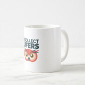 Mug I Collect Lifers - Funny Red Owl Birding Graphic (Devant droit)