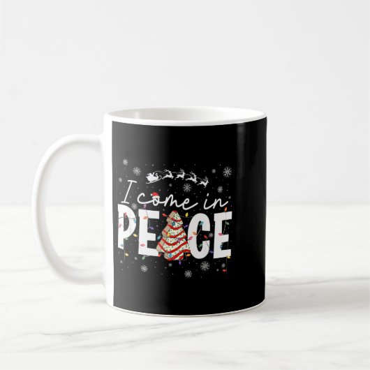 Mug I Come In Peace Couple Matching Ugly Christmas Swe (Gauche)
