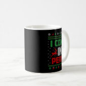 Mug I Come In Peace Couple Matching Ugly Christmas Swe (Devant droit)