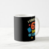 Mug I Conquered 67 Six Seven Days Of School Teachers B (Devant droit)