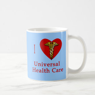 Mug I couverture de soins de santé universelle de