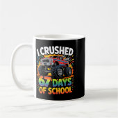 Mug I Crushed 67 Days Of School Funny Meme Gen Z Stude (Gauche)
