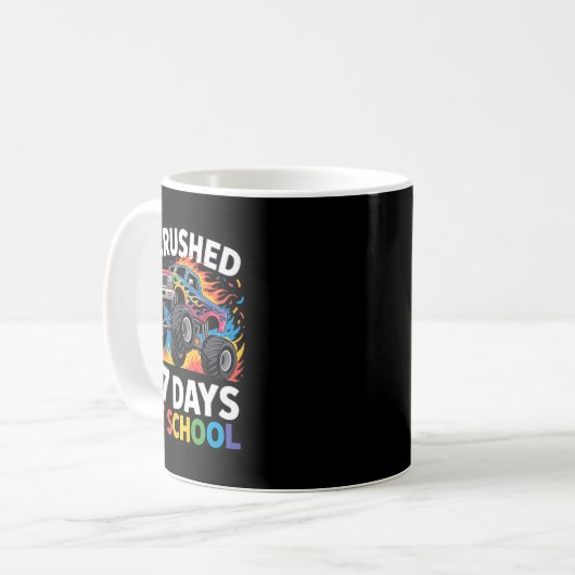Mug I Crushed 67 Days Of School Kids Back To School Fu (Devant gauche)