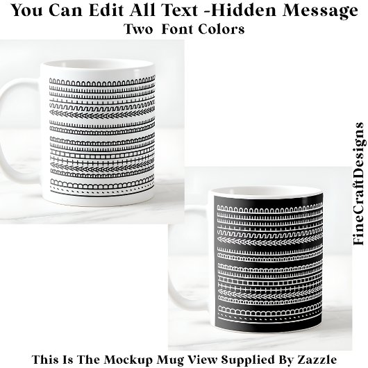 Mug I’d Rather Be Asleep Hidden Message 086 Funny