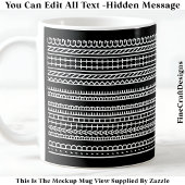 Mug I’d Rather Be Knitting Hidden Message 089W Novelty