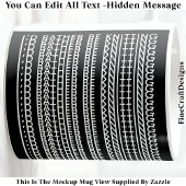 Mug I’d Rather Be Knitting Hidden Message 089W Novelty