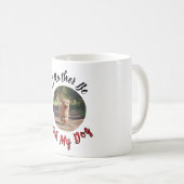 Mug I’d Rather Be With My Dog – Personalized Pet Lover (Devant droit)