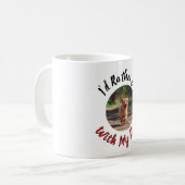Mug I’d Rather Be With My Dog – Personalized Pet Lover (Devant gauche)