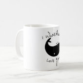Mug I de baleine amour toujours vous (Devant gauche)