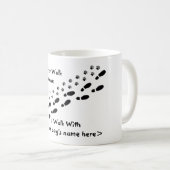 Mug I de l'amoureux des chiens ne marchent jamais (Devant droit)