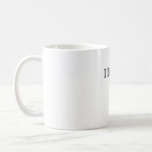 Mug I Decline - Créer la conscience, le déclin, symbol (Gauche)