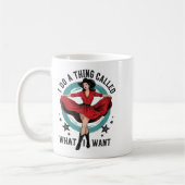 Mug I Do A Thing Called What I Want Retro Cowboy Weste (Gauche)