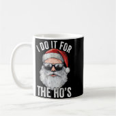 Mug I Do It For The Santa Ugly Christmas Sweater (Gauche)