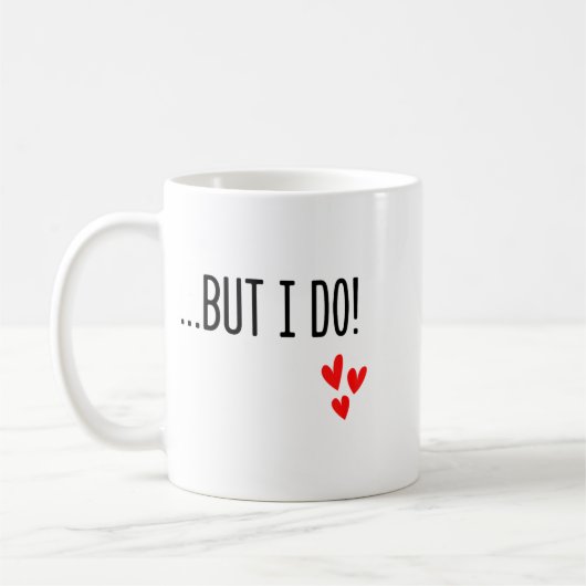 Mug I Don't Do Matching Hearts Valentines Day Couples  (Gauche)